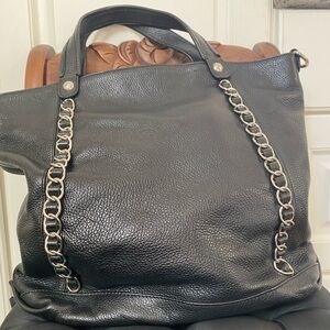Toscani leather Bag made in Italy black